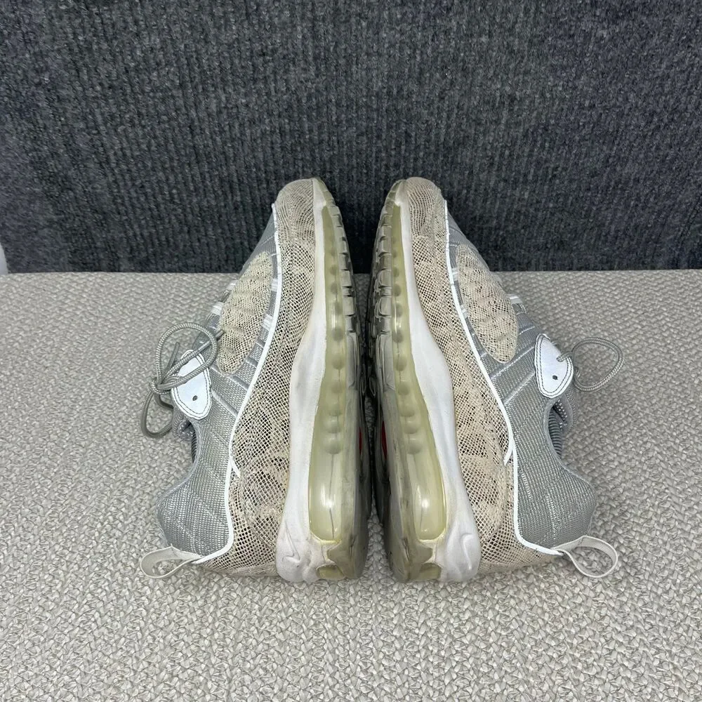 Nike Air Max 98 Supreme Snakeskin Gray Beige Athletic Shoes Mens 11.5 844694-100 - Picture 5 of 8